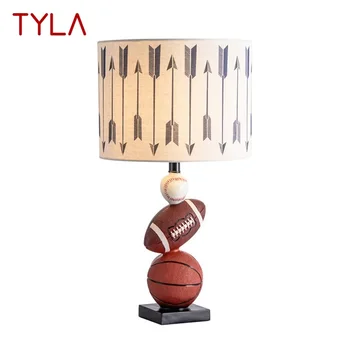 Креативна мультяшная настолна лампа TYLA Модерна led лампа от смола, за украса на детска стая