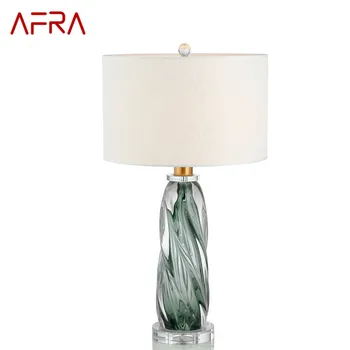 Настолна лампа AFRA Nordic Glaze Съвременно Изкуство Хол, Спалня, Кабинет, Хотел LED Индивидуалност, Оригиналност Настолна Лампа