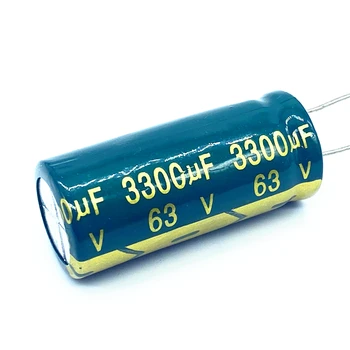 2 бр./лот, висока честота на низкоомный 63 3300 icf алуминиеви електролитни кондензатори с размери 18*40 3300 icf 63 20%