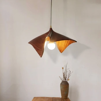 Полилей за трапезария в стил Ваби Съби, реколта креативна дизайнерска настолна бар лампа, реколта лампа за кабинет в спалнята